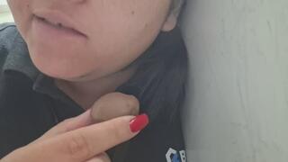 gobbling up chocolates like a pig