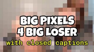 Big Pixels for Big Loser Ass Worship and Humiliation JOI Censored Ass Fetish