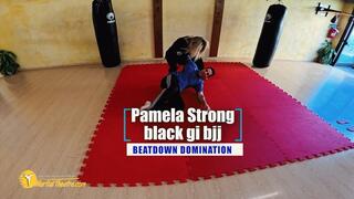 Pamela Strong black gi bjj beatdown domination