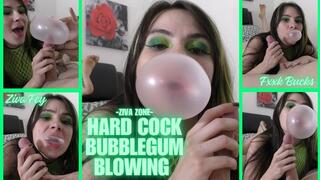 4K Ziva Fey - Hard Cock Bubblegum Blowing
