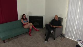 Supergirl Blackmailed scheme for a blowjob 1