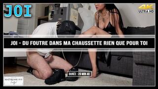 JOI - Du foutre dans ma chaussette rien que pour toi 4K