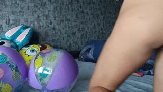 valeri ride on beachball and b2p 24 inch balloon