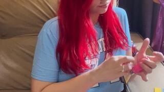 Smoking naturally for you after arriving home - Shirt without bra