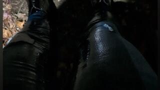 I Got Locked Out During a Hold -- Caught After Wetting My Skinny Jeans!