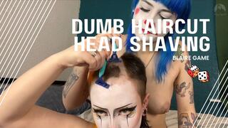 Weird Clown Gets Dumb Haircut Head Shaving