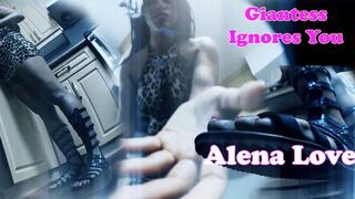 Alena Love Giantess Ignores Spacesuit Foot Admirer With Stomp Sounds [HD]