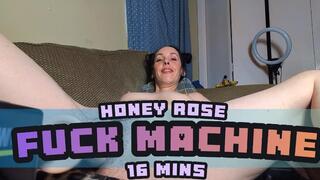 Close-Up Hairy Fuck Machine Cumming