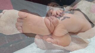 Big soles looking at you, toenails - POV - Full video - Atenna Shelby