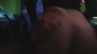 Petite 18 year old with tight pussy shakes her ass on cock