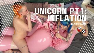 MAGIC UNICORN PT1 Inflating Horny the Unicorn