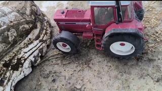 toy car crush in dirty buffalo