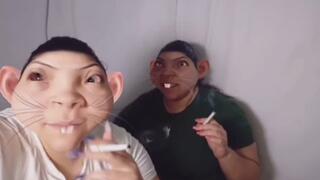 rat-faced, they hide