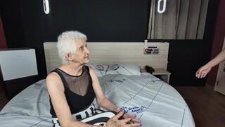 Kissing an 85-year-old retired woman for the first time. By Milena Ferrati and Dorinha Cam Babi