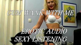 Erotic Audio Only sexy listening hot British ladies that want to wank with you listen to this hot secretary spanking her arse