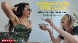 Train Her How To Fuck With Her Tits – Foot Gagging, Spit Feeding & Leash Discipline | Full45min Femdom Session (Part1)