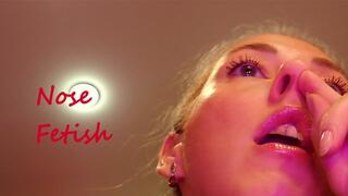 Teacher is picking her nose