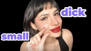 YOUR DICK IS SO SMALL