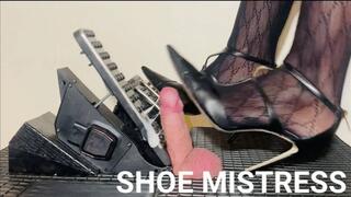 Pumping The Cum Out Of Your Balls Wearing Jimmy Choo Saioni Cage Stilettos & Designer Hosiery