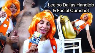 Leeloo Dallas Handjob and Facial Cumshot