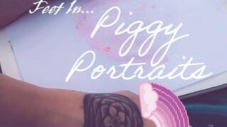 StormyEnt in Piggy Portraits: Watercolour Painting with my Toes