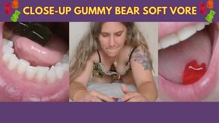 Close-Up Gummy Bear Soft Vore