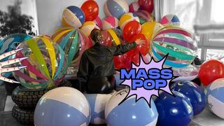 beach ball & balloon mass pop pt. 2