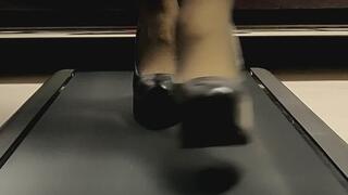 Sissy - Walking in Black Pumps High Heels