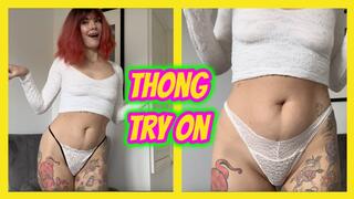 Thong Try On ALL AVAILABLE