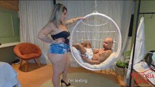 QUEEN'S FACESITTING PUNISHMENT WITH HER GIFT OF JEAN SHORTS - BY VICTORIA DIAS AND VICTOR RAMOS - FULL VERSION IN FULL HD - NEW NOVEMBER 201