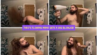 Theo’s Flowing Mane gets a Big Blowjob 4K