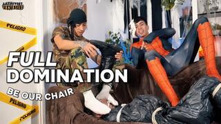 DOMINATION FANTASY FEATURING SPIDERMAN AND SOLDIER COSTUMES