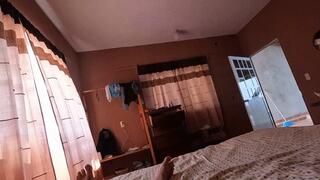 Wife's getting a cock in her mouth while she is lying in the hammock