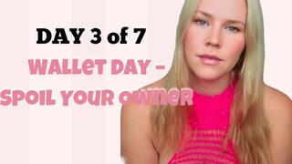 Day 3 of 7 Wallet Day