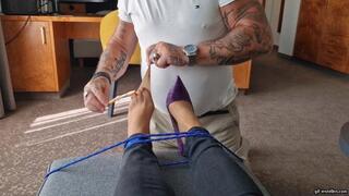 My nylon feet are tied and tickled HD wmv 1920x1080