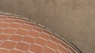 Sexy In White Fishnet n Red Heels JOI