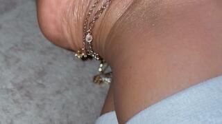 Sexy In White Fishnet n Green Heels JOI