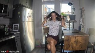 MYA Gym Interview With Flexing And Shirt Ripping