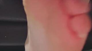 Smell my stinky feet after a long day!