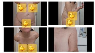 Shower W Me Wet Hawking Spitting Washing and Chat