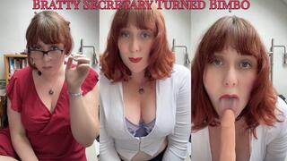 Office Brat turned Bimbo - MESMERIZE - LEXIE RED