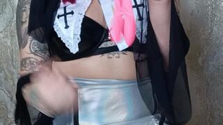 Valeri in nun costume b2p balloon
