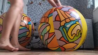 beachballs sittopop nackrd looner girl