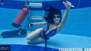 WMV Sexy body Moonblack bubbles scuba tank pool training aquatic sound 734