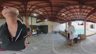 Reporter strips naked live on air after being caught during her report.