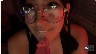 Close-up Enthusiastic Head from Some Emo Chick