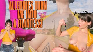 I sneeze and become a giantess and it's so much fun!