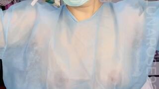 20 MIN Nurse Luna in her isolation gown and matching bouffant guides and edges you for 20 blissful minutes with a count down, be sure to have your gloves and toys for this one!