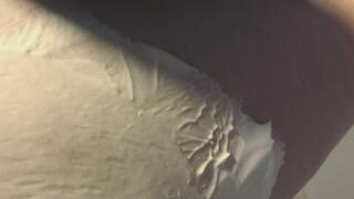 Preggo Left Leg Shave; Some