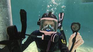Underwater Scuba Masterbation Peril with Nathalia